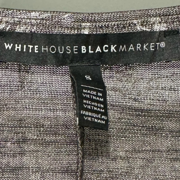 WHBM Metalic Grey Dolman Top - Picture 7 of 8